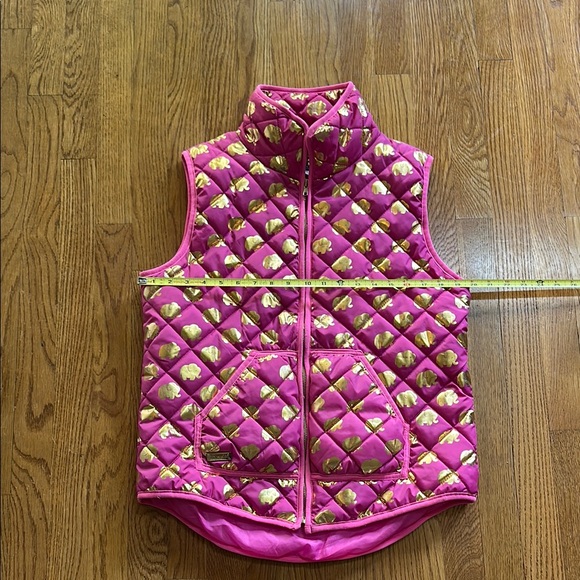 Simply Southern Pink Vest with Gold Elephant Accents NWOT size Large - Picture 8 of 13